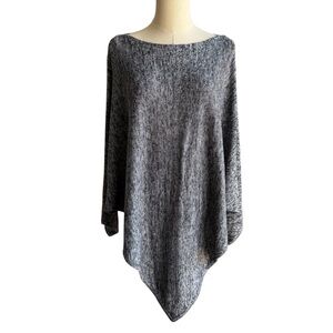 Lululemon Mantra Scarf Poncho O/S Grey Black Heathered Stretch Top Yoga Gym NWOT